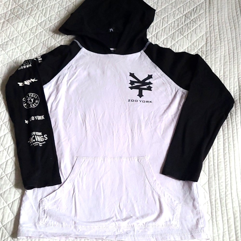 Zoo York baseball hooded tee